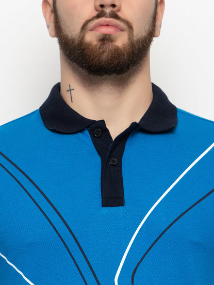 Teal Blue Polo T-Shirt - clubyork