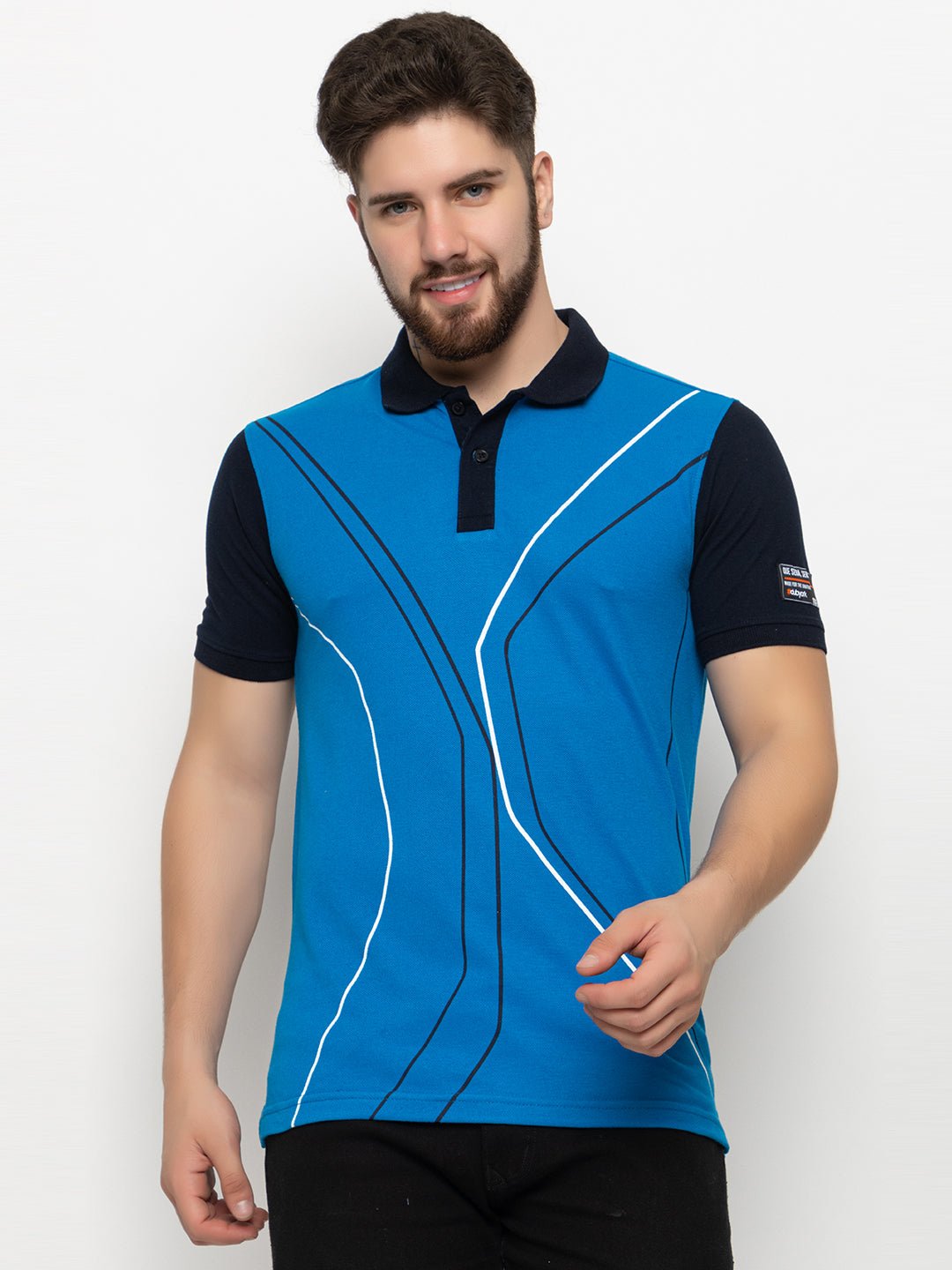 Teal Blue Polo T-Shirt - clubyork