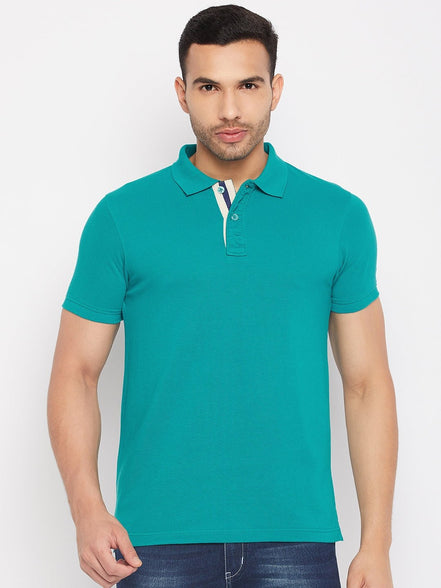 Teal Polo T-Shirt - clubyork