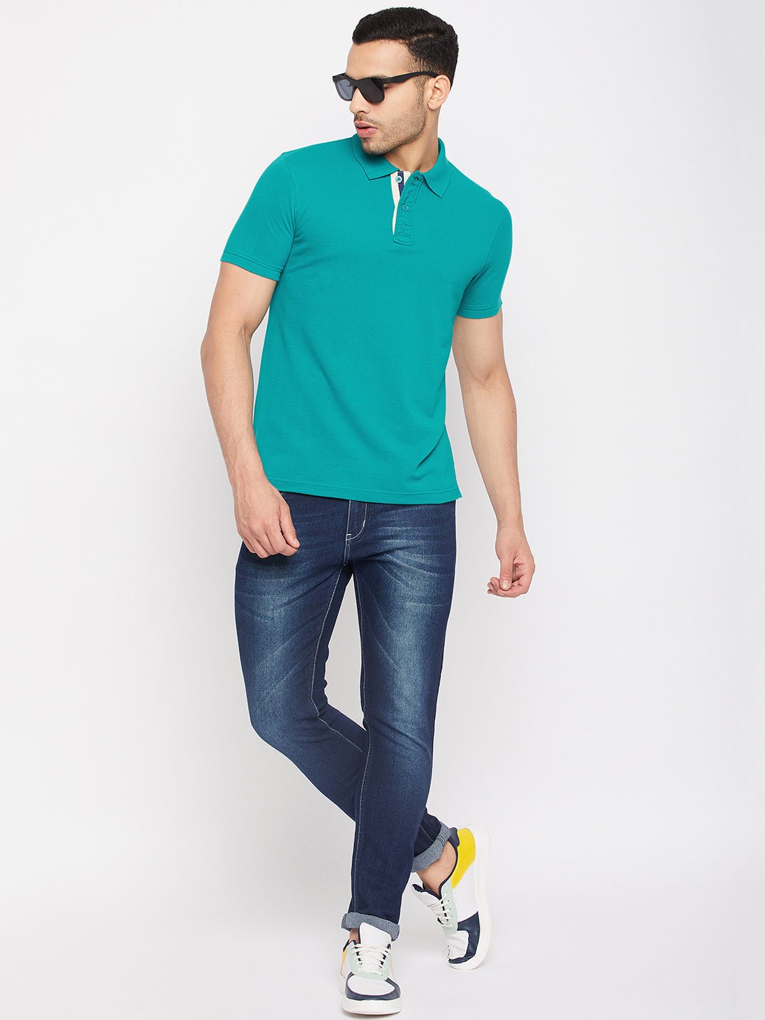 Teal Polo T-Shirt - clubyork