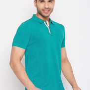 Teal Polo T-Shirt - clubyork