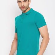 Teal Polo T-Shirt - clubyork