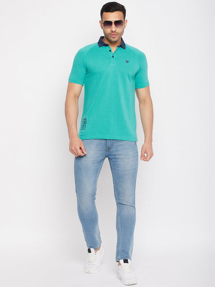 Turquoise Blue Polo T-Shirt - clubyork