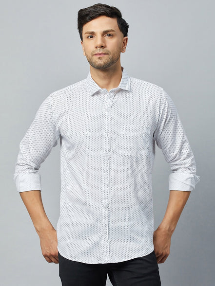 White Full Sleeve Casual Shirt - clubyork