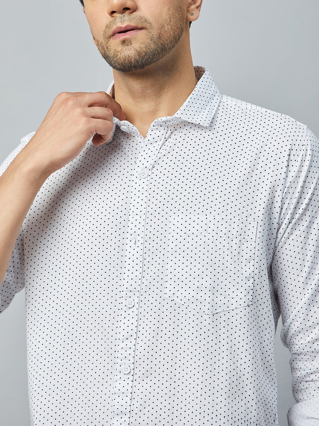 White Full Sleeve Casual Shirt - clubyork