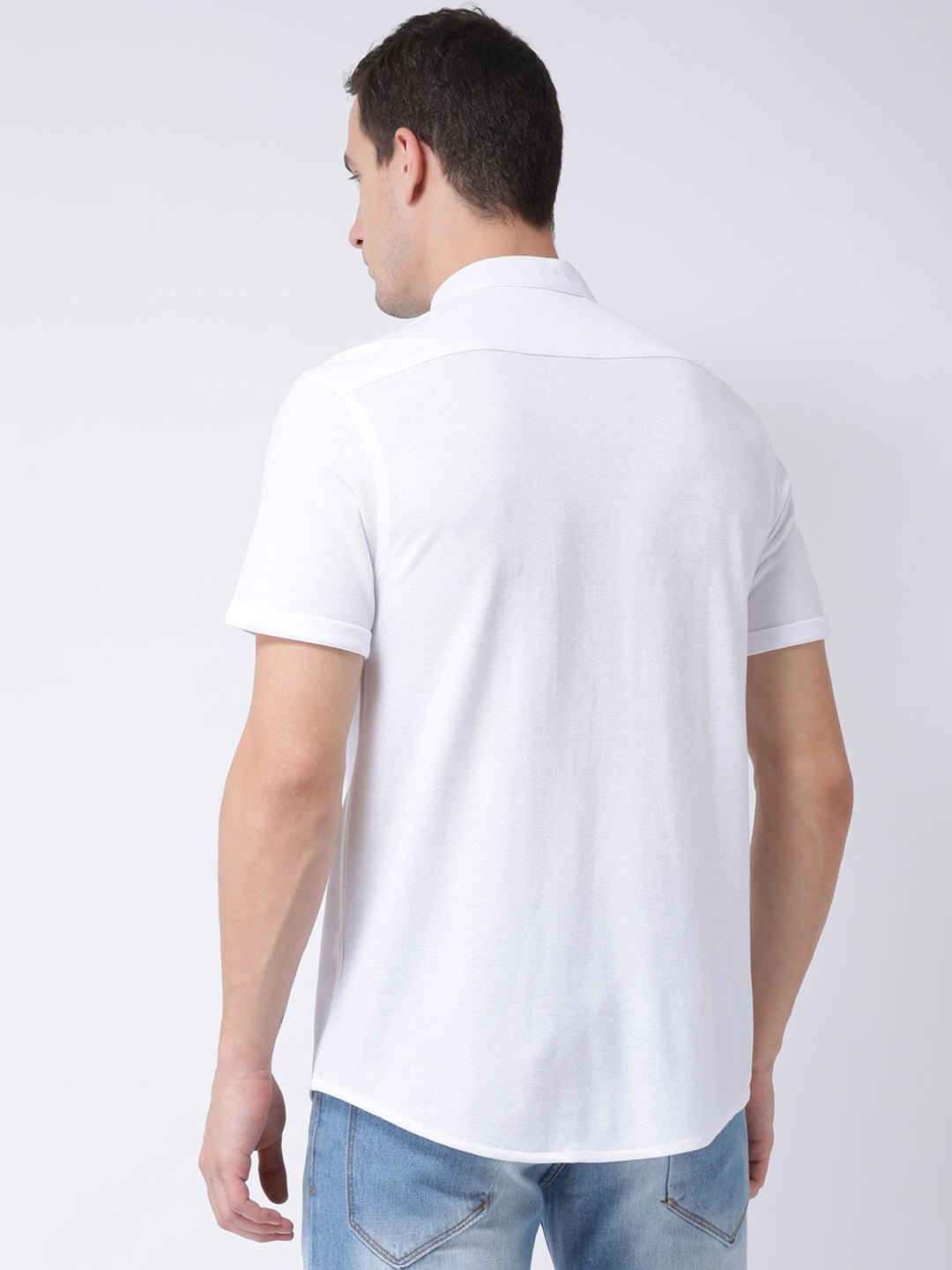 White Knitted Shirt - clubyork