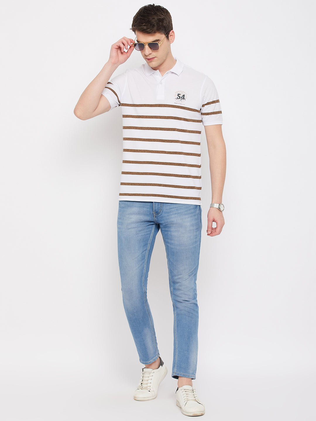 White Polo T-Shirt - clubyork