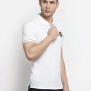 White Polo T-Shirt - clubyork
