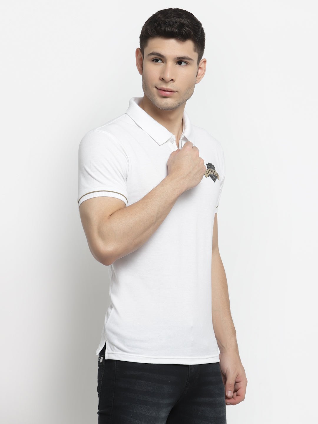 White Polo T-Shirt - clubyork