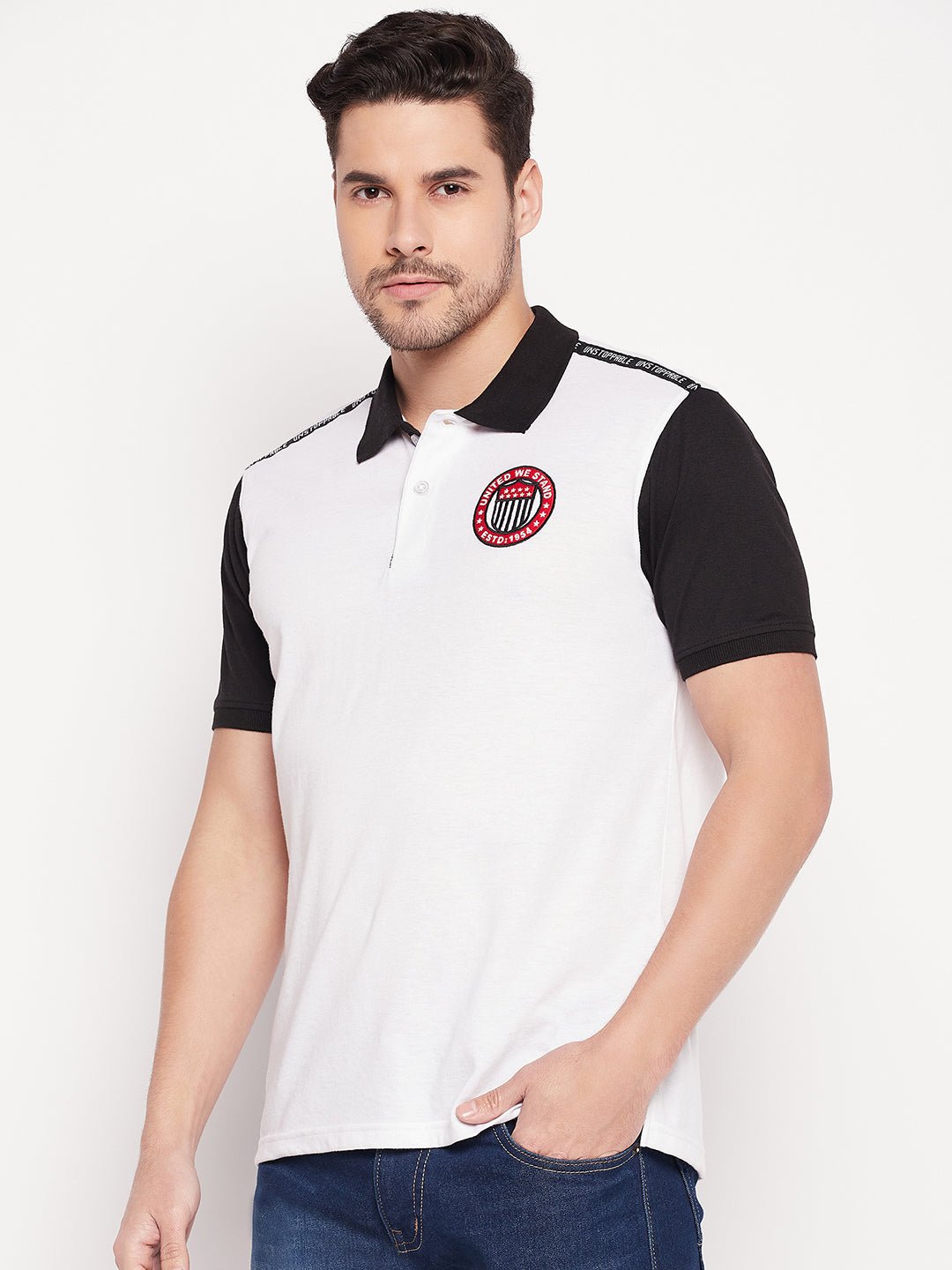 White Polo T-shirt - clubyork