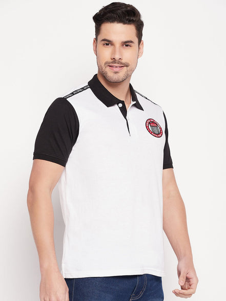 White Polo T-shirt - clubyork