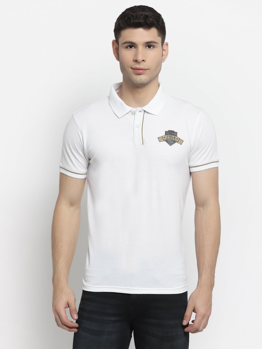 White Polo T-Shirt - clubyork