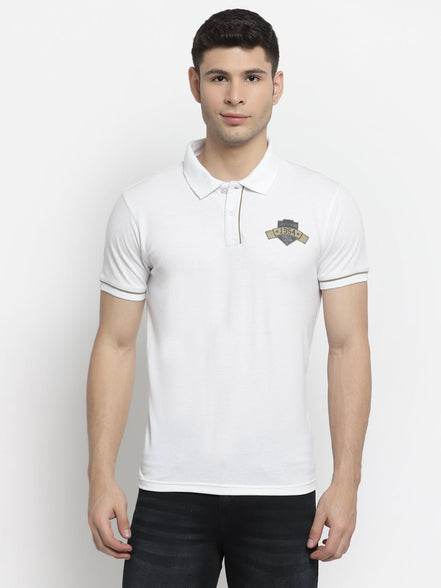 White Polo T-Shirt - clubyork