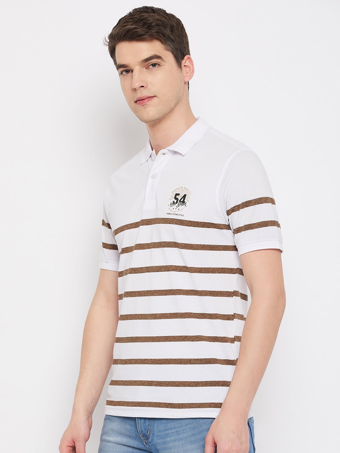 White Polo T-Shirt - clubyork