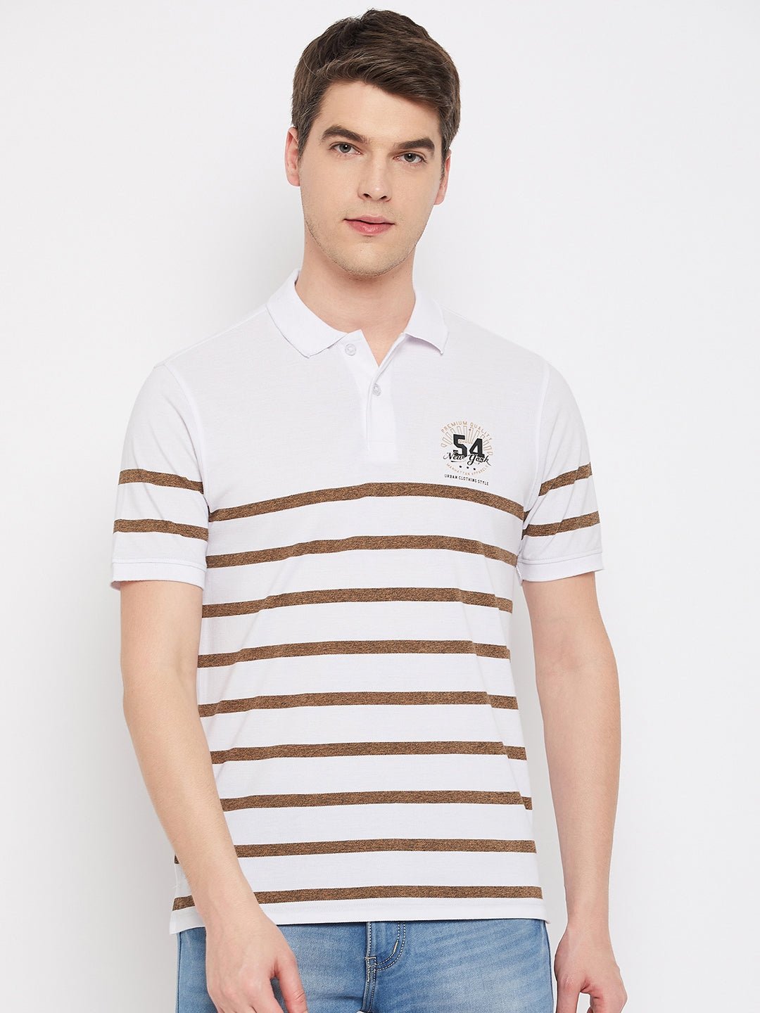 White Polo T-Shirt - clubyork