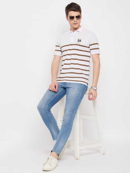 White Polo T-Shirt - clubyork