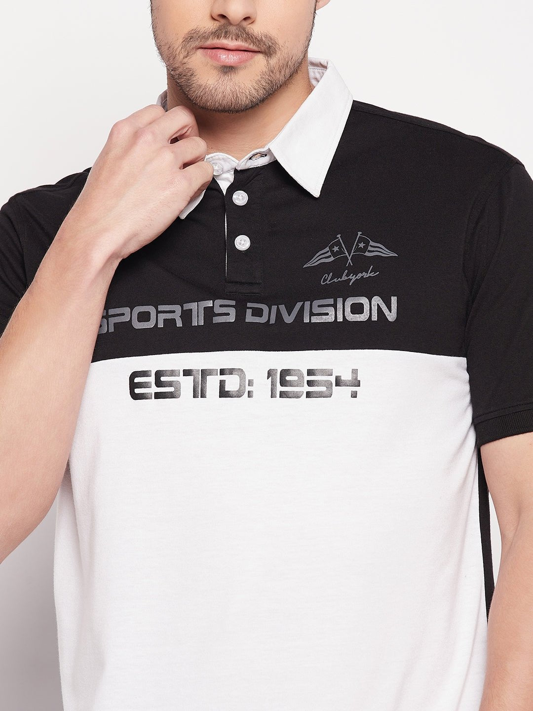 White Polo T-shirt - clubyork