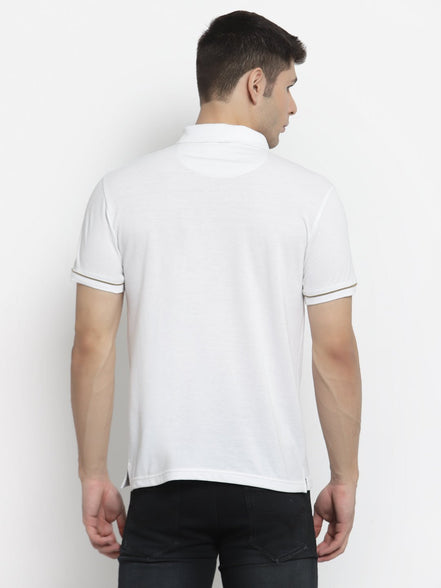 White Polo T-Shirt - clubyork