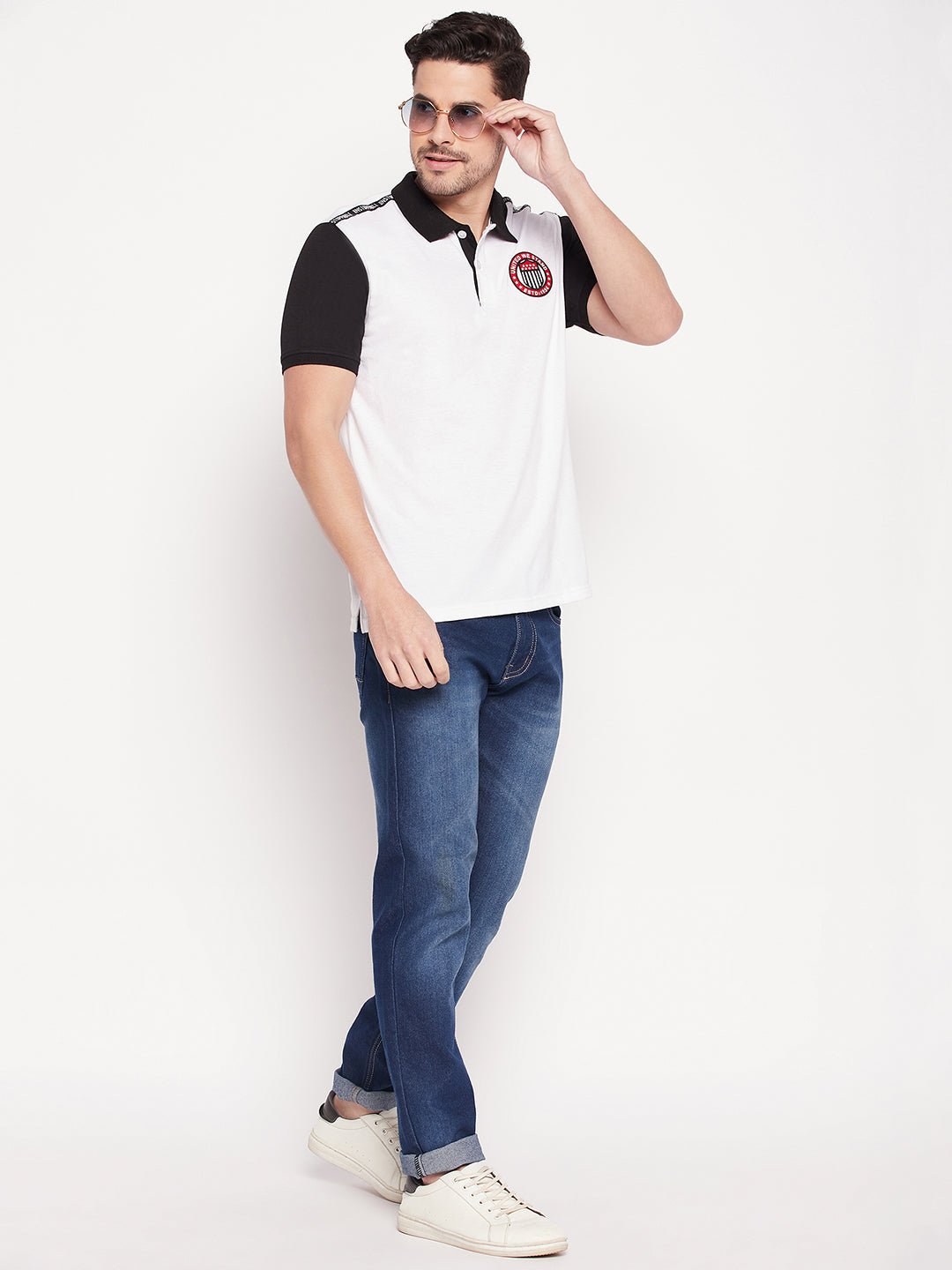 White Polo T-shirt - clubyork
