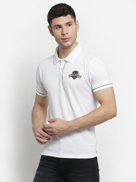 White Polo T-Shirt - clubyork