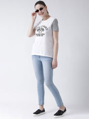White Round Neck T-shirt