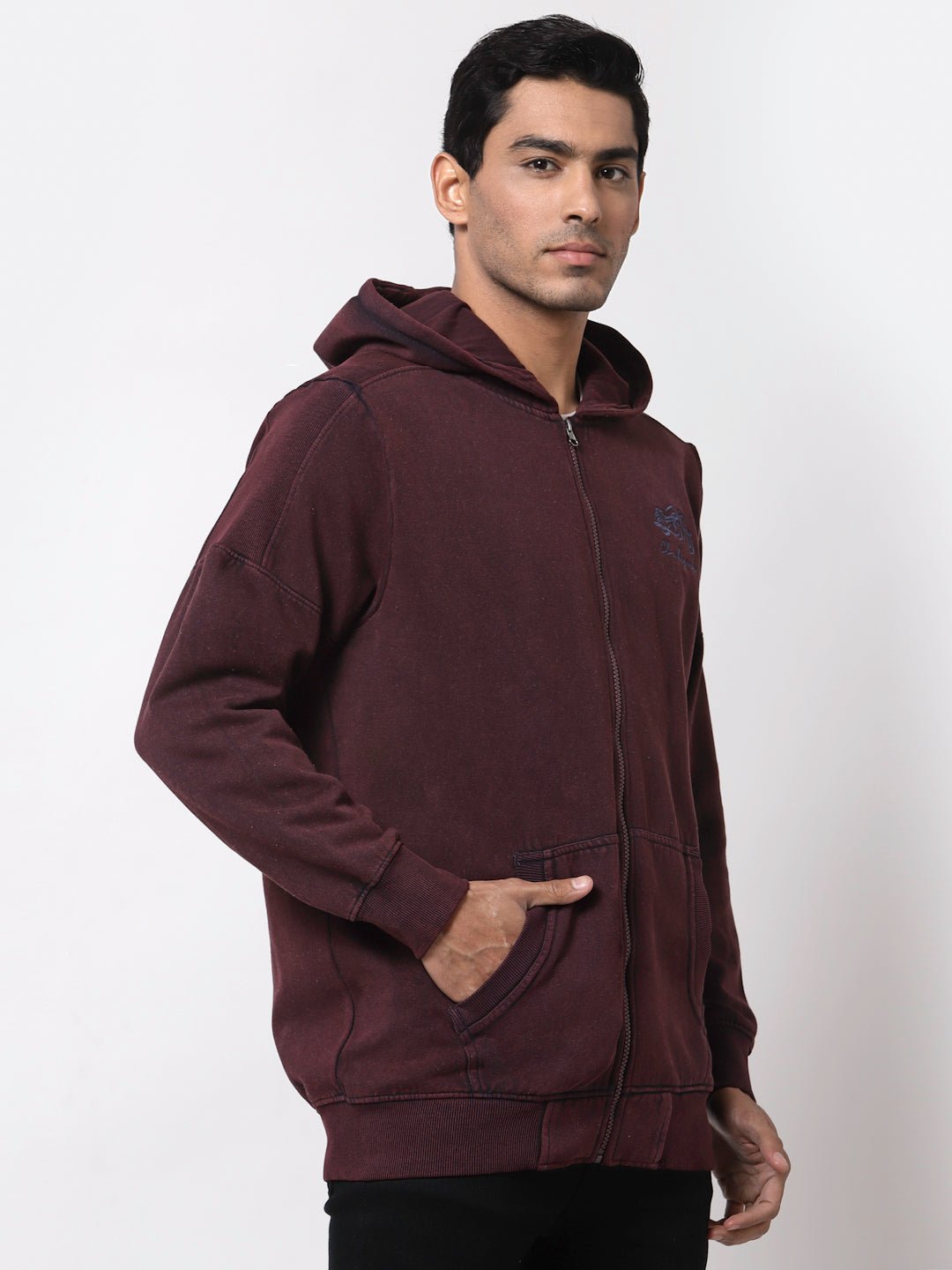 Wine Chest Logo Hooded Sweatshirt - clubyork