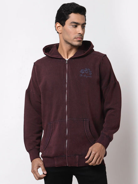 Wine Chest Logo Hooded Sweatshirt - clubyork