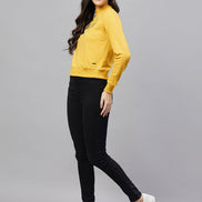 Yellow Printed Sweatshirt - clubyork