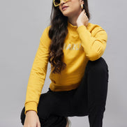 Yellow Printed Sweatshirt - clubyork