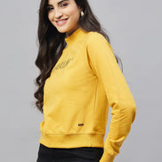 Yellow Printed Sweatshirt - clubyork