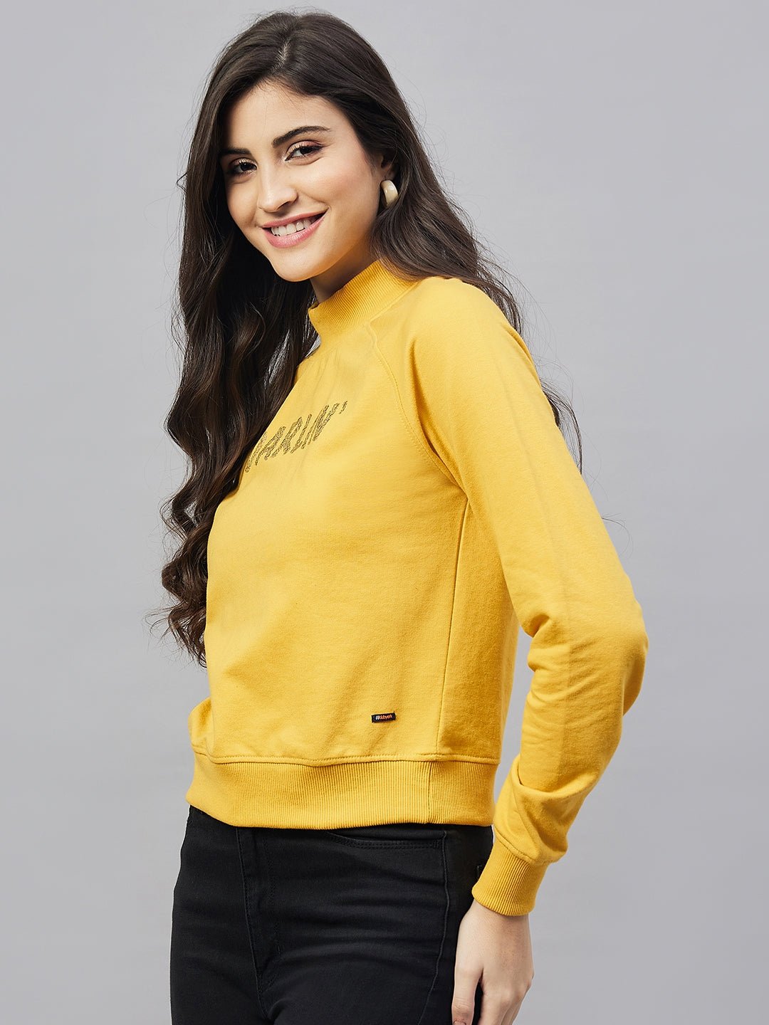 Yellow Printed Sweatshirt - clubyork