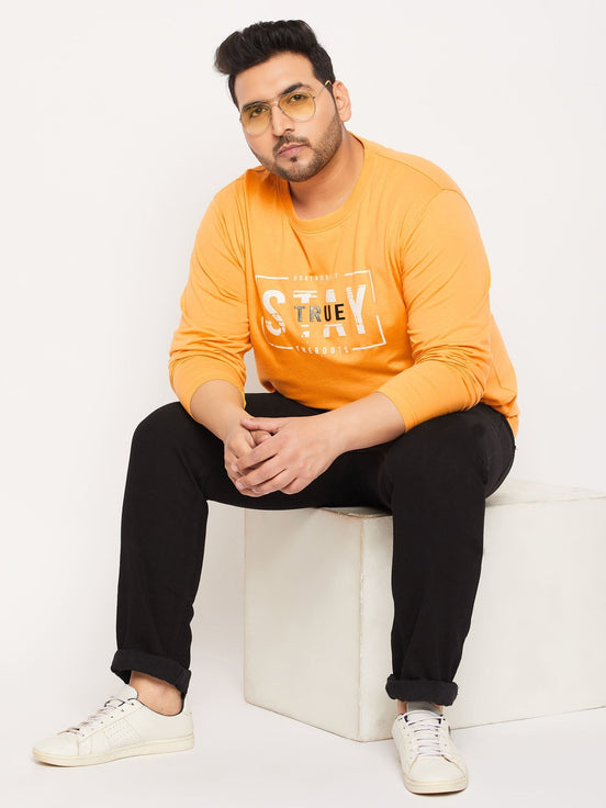 Yellow Round Neck T-Shirt - clubyork