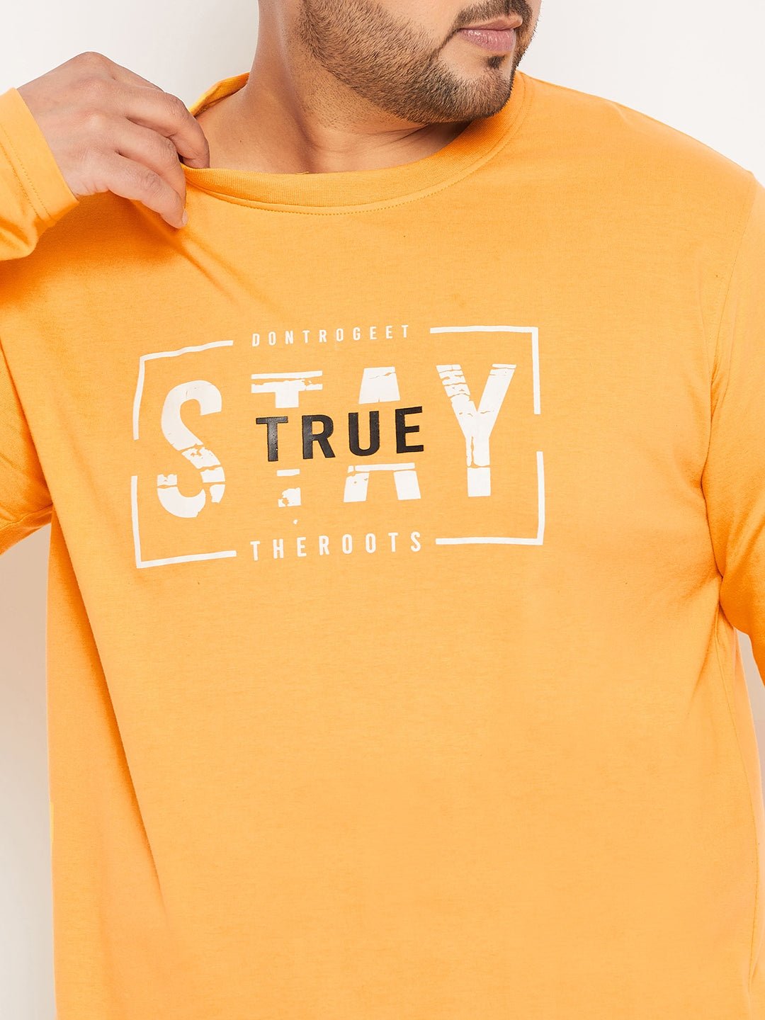 Yellow Round Neck T-Shirt - clubyork