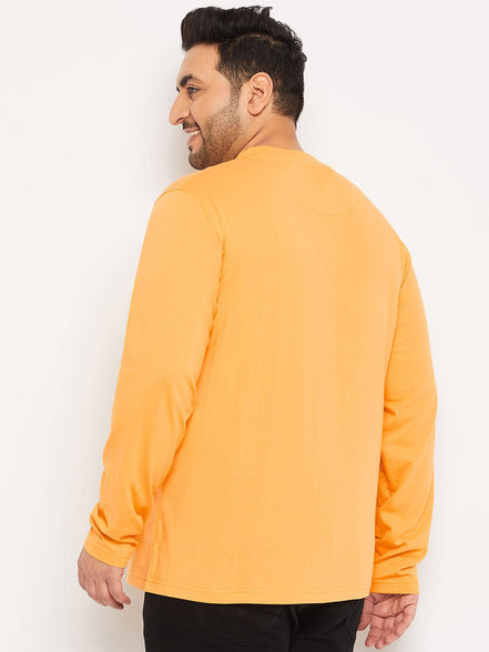 Yellow Round Neck T-Shirt - clubyork