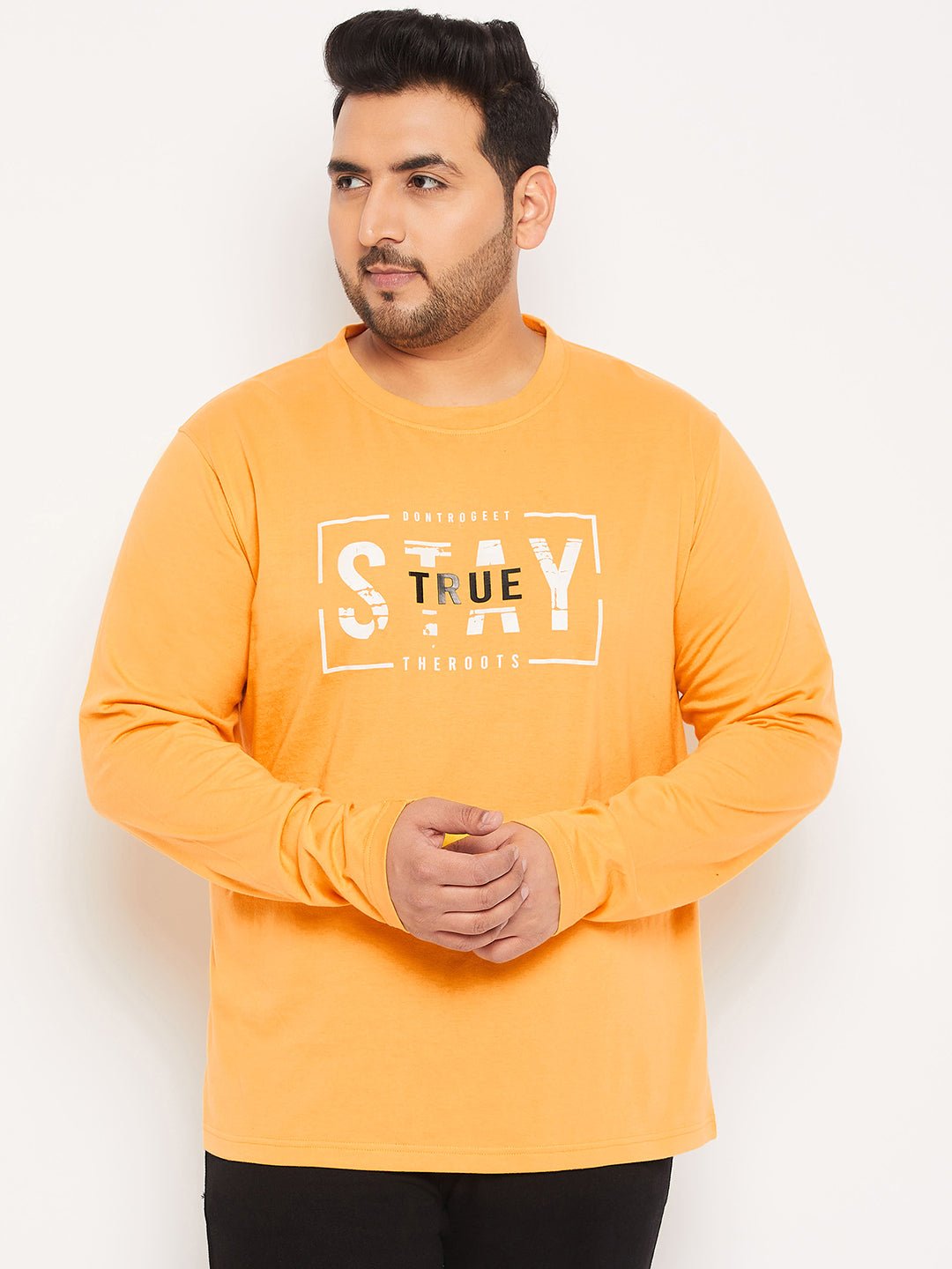 Yellow Round Neck T-Shirt - clubyork